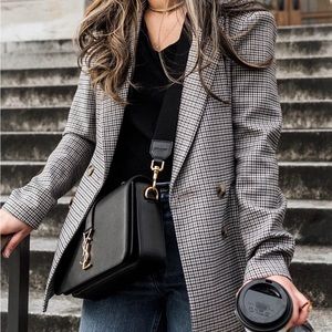 H&M Plaid Blazer